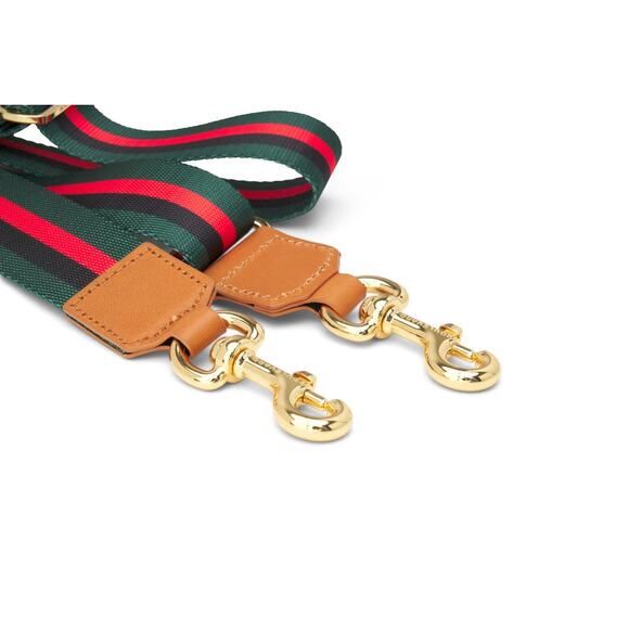 BOULEVARD NWT Kris Crossbody Bag Strap Berlin Green Red Adjustable Nylon - Picture 6 of 6